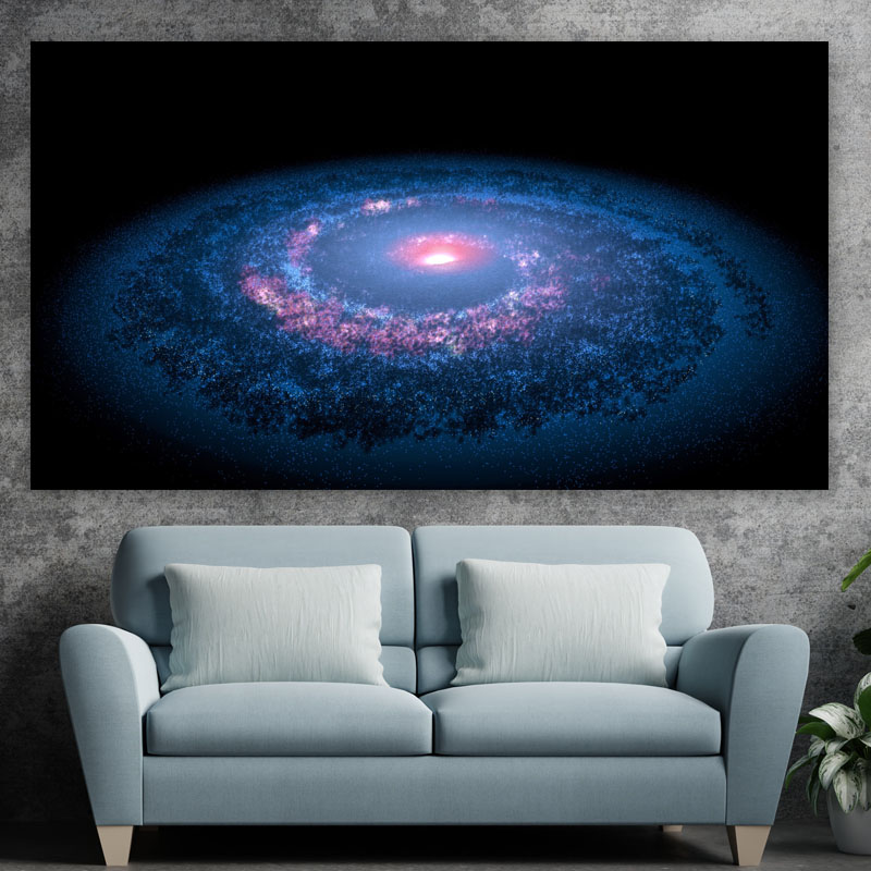Πίνακας σε καμβά Γαλαξιακή Δίνη 7